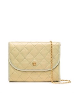 Стеганая маленькая сумка на плечо с логотипом CC Chanel pre-owned