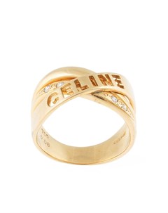 Позолоченное кольцо pre owned с бриллиантами Céline pre-owned