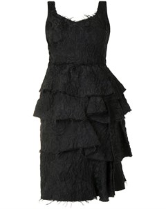 Многослойное кружевное платье Lanvin pre-owned