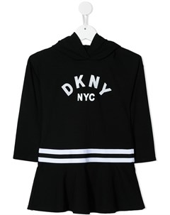 Платье худи с логотипом Dkny kids