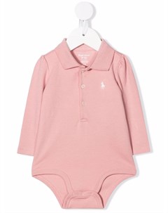 Боди с воротником поло Ralph lauren kids