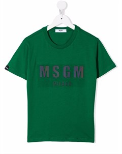 Футболка с логотипом Msgm kids