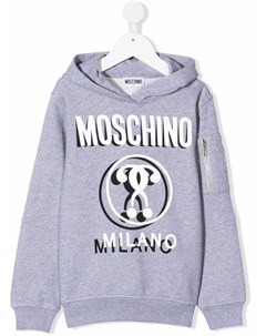 Худи с логотипом Moschino kids