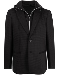 Однобортный пиджак с капюшоном Armani exchange
