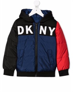Куртка в стиле колор блок с логотипом Dkny kids