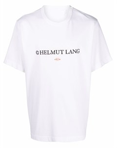 Футболка с логотипом Helmut lang