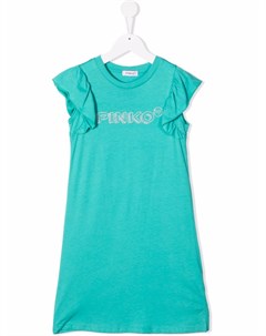 Платье футболка с логотипом Pinko kids