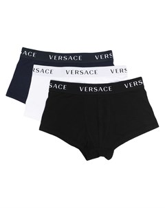 Комплект из трех боксеров с логотипом Versace