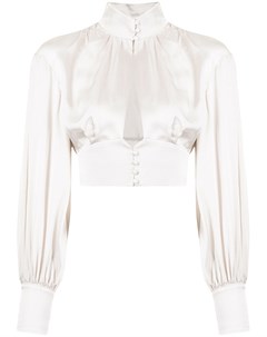 Укороченная блузка с длинными рукавами и вырезами Alice mccall