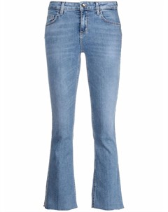 Укороченные джинсы с заклепками Liu jo