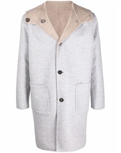 Пальто на пуговицах с капюшоном Malo