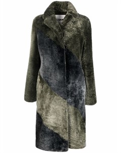 Однобортное пальто с заостренными лацканами Jil sander