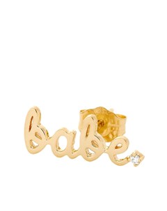 Золотая серьга гвоздик с бриллиантом Alison lou
