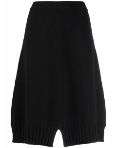 Шерстяная юбка с боковым разрезом Pier antonio gaspari
