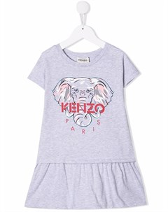 Платье футболка с принтом Kenzo kids