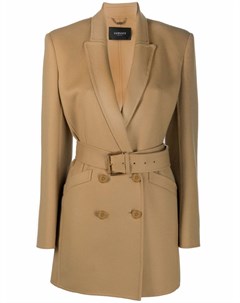 Двубортное пальто на пуговицах Versace