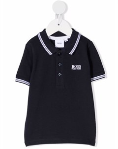 Рубашка поло с вышитым логотипом Boss kidswear