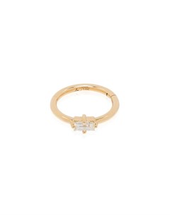 Подвеска кольцо из желтого золота с бриллиантом Lizzie mandler fine jewelry