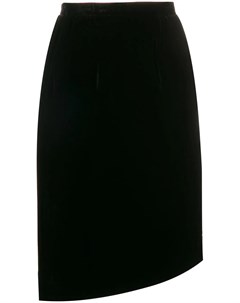 Присборенная юбка 1990 х годов асимметричного кроя Valentino pre-owned