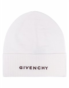 Шерстяная шапка бини с логотипом Givenchy