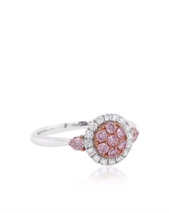 Кольцо Argyle Pink из белого золота с бриллиантами Hyt jewelry