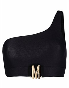 Лиф бикини на одно плечо с логотипом Moschino