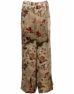 Укороченные брюки Kanpur с цветочным принтом Pierre-louis mascia