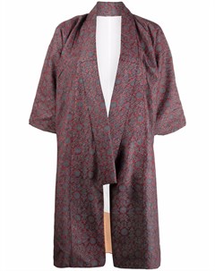 Пальто кимоно 1970 х годов с графичным принтом A.n.g.e.l.o. vintage cult