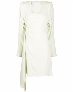Платье миди с длинными рукавами Off-white