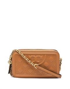 Мини сумка через плечо Fleming с двойной молнией Tory burch