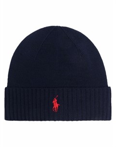 Шапка бини с вышивкой Polo Pony Polo ralph lauren