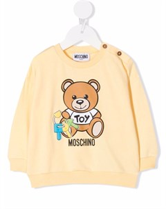 Толстовка с круглым вырезом и принтом Teddy Bear Moschino kids