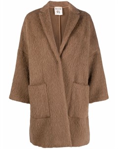 Однобортное пальто Semicouture