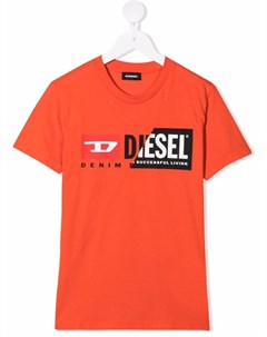 Футболка с логотипом Diesel kids