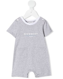 Короткий комбинезон с логотипом Givenchy kids