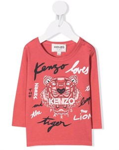 Футболка с логотипом Kenzo kids