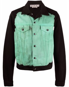 Джинсовая куртка с абстрактным принтом Marni