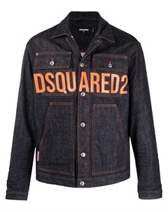 Джинсовая куртка с логотипом Dsquared2