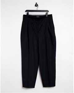 Черные прямые брюки Femme Selected