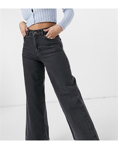 Черные выбеленные джинсы с широкими штанинами в стиле 90 х x008 Collusion