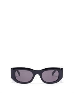 Прямоугольные черные солнцезащитные очки Balenciaga