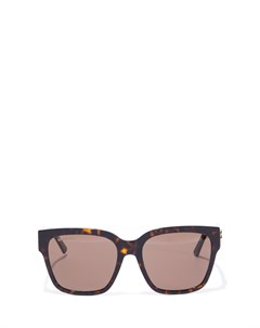 Коричневые солнцезащитные очки Balenciaga