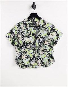 Рубашка с тропическим принтом от комплекта Can t BeTamed Volcom