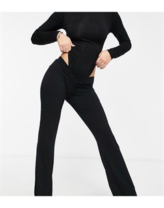 Черные расклешенные брюки Fashionkilla