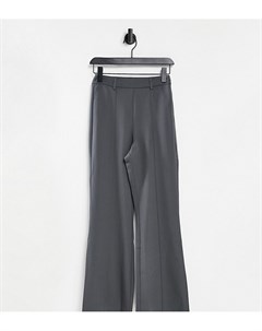 Серые расклешенные брюки с завышенной талией Inspired Reclaimed vintage