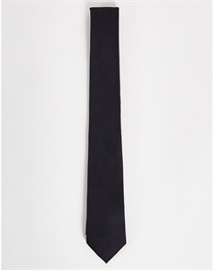 Черный фактурный галстук Asos design
