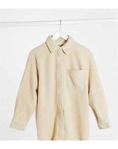 Флисовая куртка кремового цвета Petite Asos design