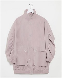 Парка в стиле oversized лавандового цвета Asos design