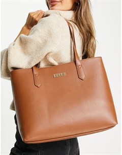 Светло коричневая сумка тоут Elle