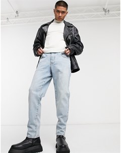 Классические джинсы стрейч слегка выбеленного голубого винтажного цвета Asos design